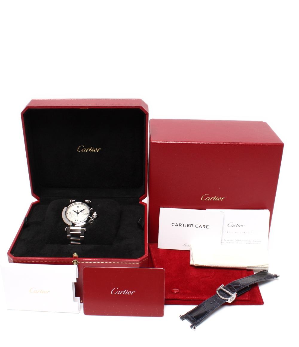カルティエ(付属品) 美品 Cartier 腕時計 ユニセックス パシャ ドゥ カルティエ 35mm 自動
