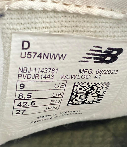 ニューバランス ローカットスニーカー U574NWW メンズ SIZE 27.0 (L) NEW BALANCE