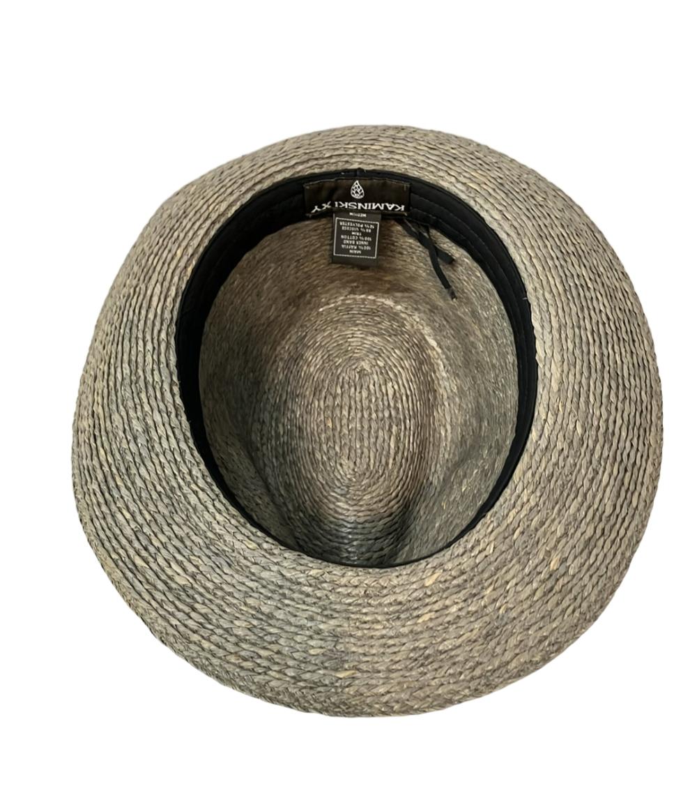 美品 カミンスキーエックスワイ 麦わら帽子 ストローハット レディース SIZE M KAMINSKI XY