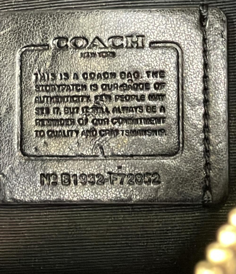 美品 コーチ ショルダーバッグ 斜め掛け F72852 レディース COACH