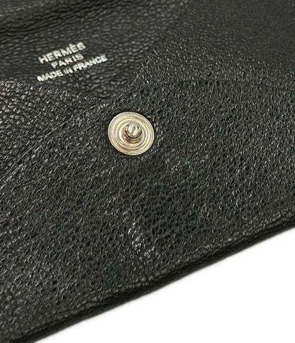 HERMES カードケース D刻印 シルバー金具 ガルヴィ メンズ レディース エルメス
