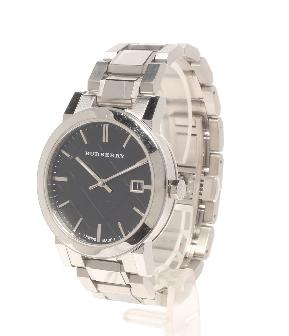 BURBERRY 腕時計 クオーツ ブラック BU9001 メンズ バーバリー
