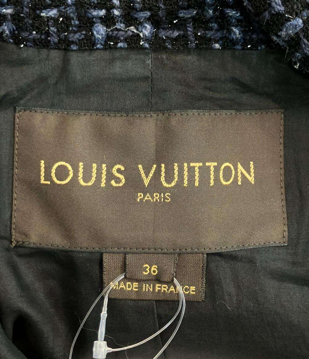 LOUIS VUITTON ツイード ジャケット レディース SIZE 36 (S) ルイ・ヴィトン