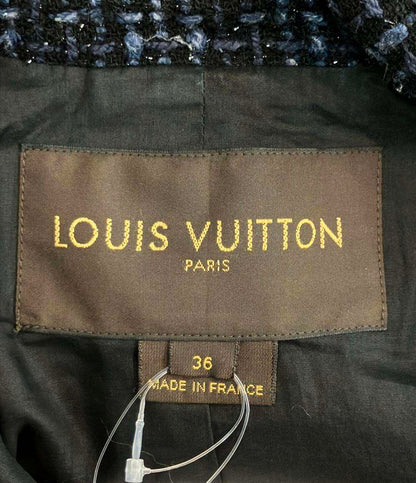 LOUIS VUITTON ツイード ジャケット レディース SIZE 36 (S) ルイ・ヴィトン