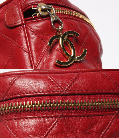 CHANEL 2WAY ハンドバッグ チェーンショルダーバッグ 肩掛け 斜め掛け バニティバッグ ゴールド金具 0番台 レディース シャネル