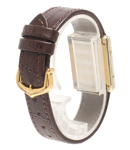Cartier 腕時計 925 マストタンクSM ヴェルメイユ クオーツ ベージュ W1003153 レディース カルティエ