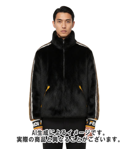 FENDI FILA ミンクファージャケット リバーシブル FNE67G A61U F0C8G メンズ SIZE 40 (M) フェンディ フィラ