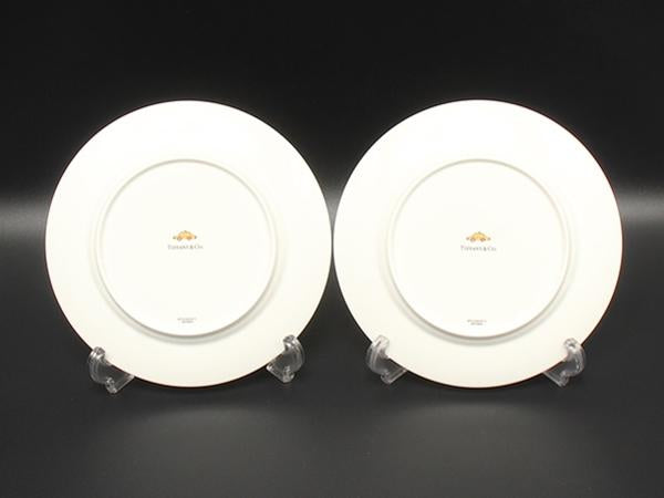 美品 ティファニー プレート 皿 2点セット 19cm 5th アベニュー TIFFANY&Co.