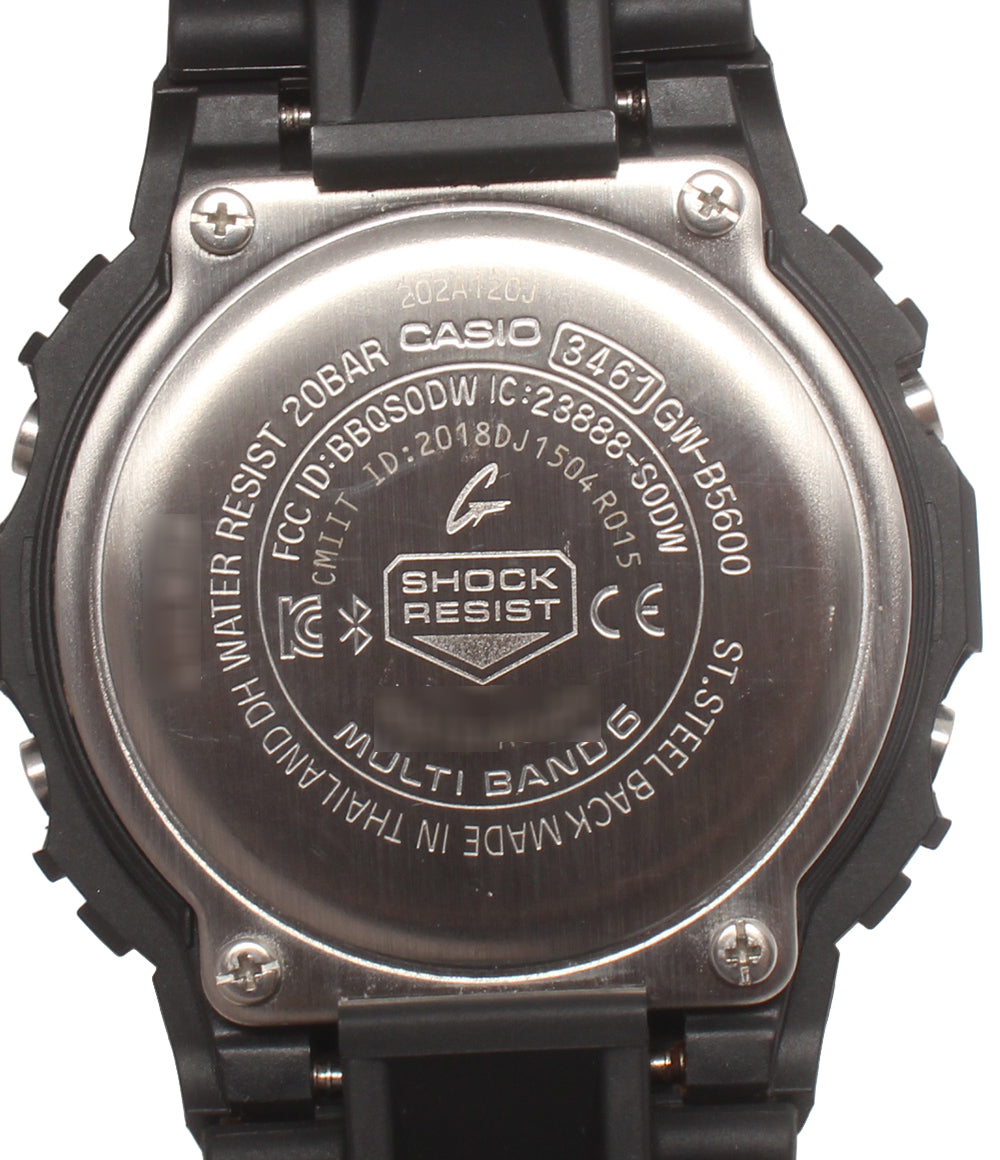 美品 CASIO 腕時計 Bluetooth G-SHOCK 電波ソーラー ソーラー GW-B5600 レディース メンズ カシオ