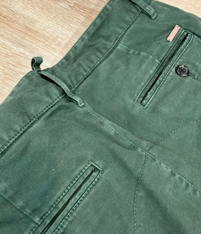 DSQUARED2 カーゴパンツ ダークグリーン ボタンフライ ダメージ加工 メンズ SIZE 42 (XS) ディースクエアード