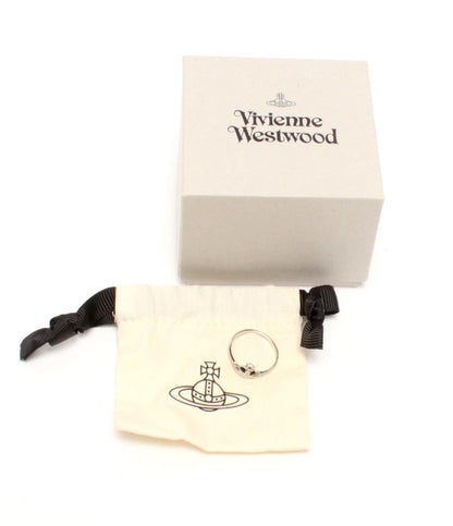 美品 Vivienne Westwood リング 指輪 SV925 MAN DIAMANTE HEART オーブ ハートモチーフ レディース SIZE 11号 ヴィヴィアンウエストウッド
