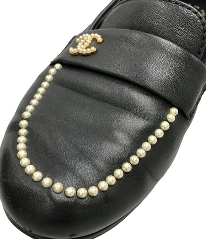 CHANEL ローファー ココマーク パール G35797 レディース SIZE 35.5 (23cm) シャネル