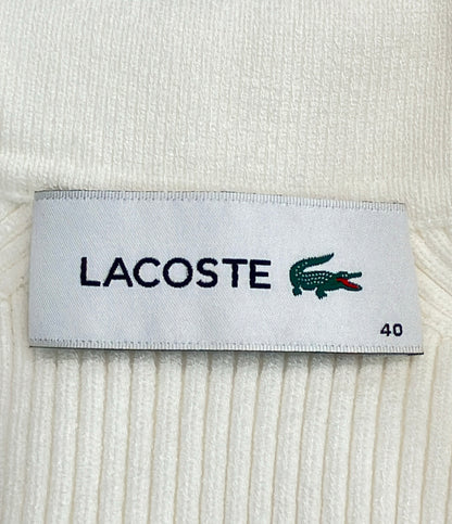 LACOSTE 半袖 ポロカラープリーツドレス レディース SIZE 40 ラコステ