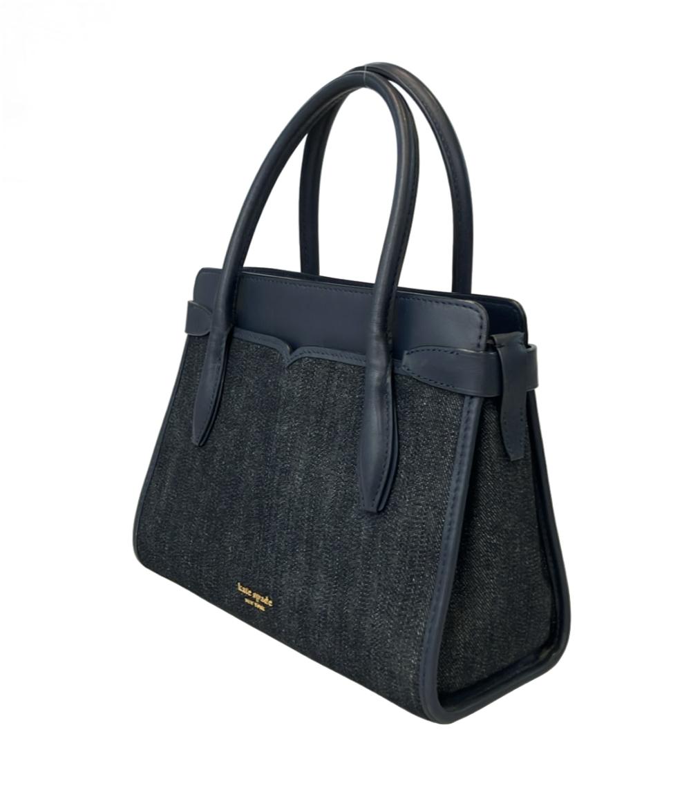 美品 Kate Spade 2WAY ハンドバッグ ショルダーバッグ 斜め掛け デニム レディース ケイトスペード