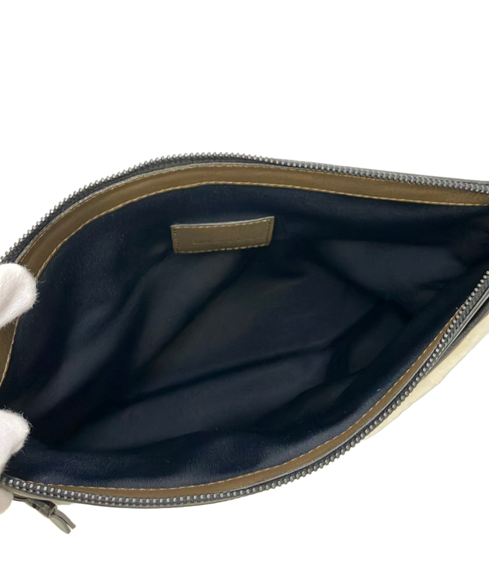美品 LANVIN クラッチバッグ セカンドバッグ レディース ランバン