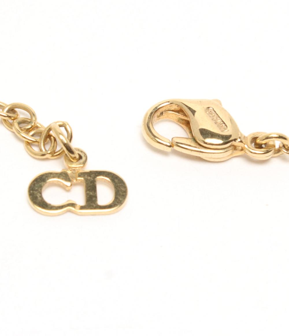 Christian Dior ネックレス Diorロゴ ハートモチーフ レディース