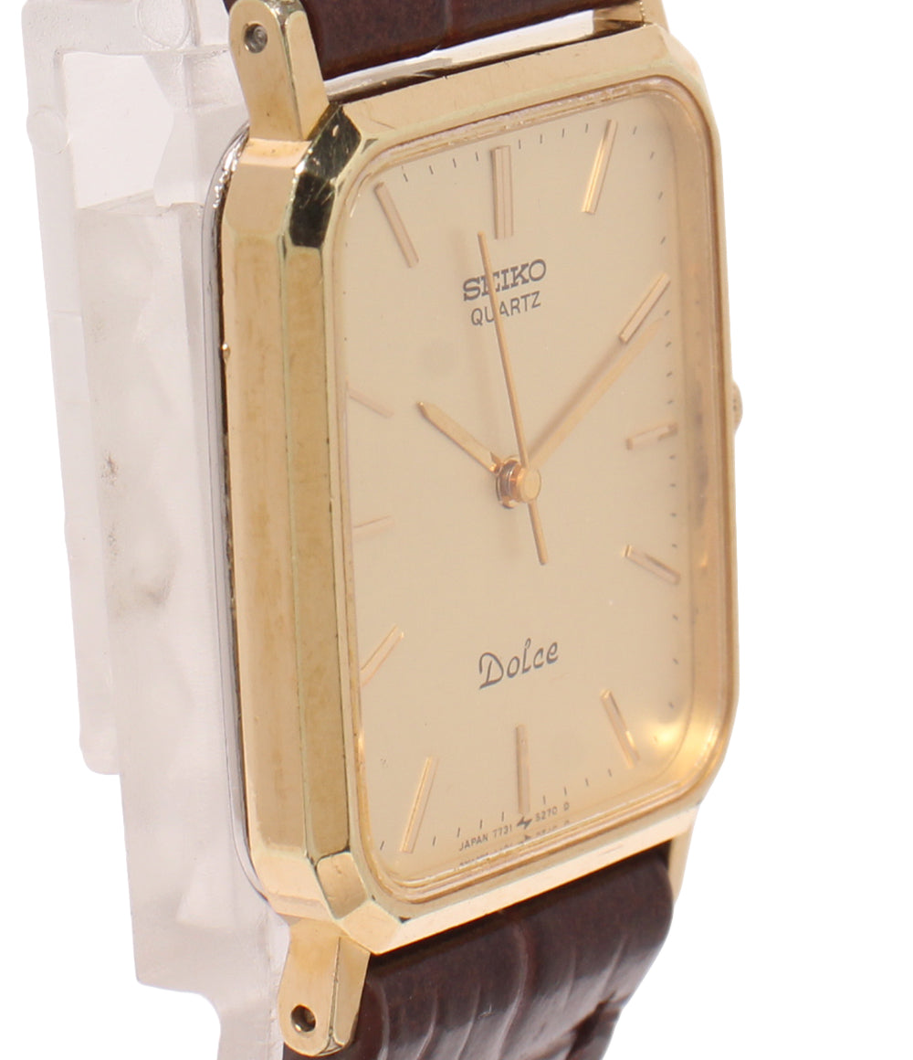 SEIKO 腕時計 ドルチェ  Dolce クオーツ ゴールド 7731-5240 メンズ セイコー
