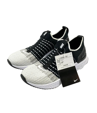 美品 NIKE スリッポン W REACT PHANTOM RUN FK 2 CJ0280-001 レディース SIZE 23.0 (M) ナイキ