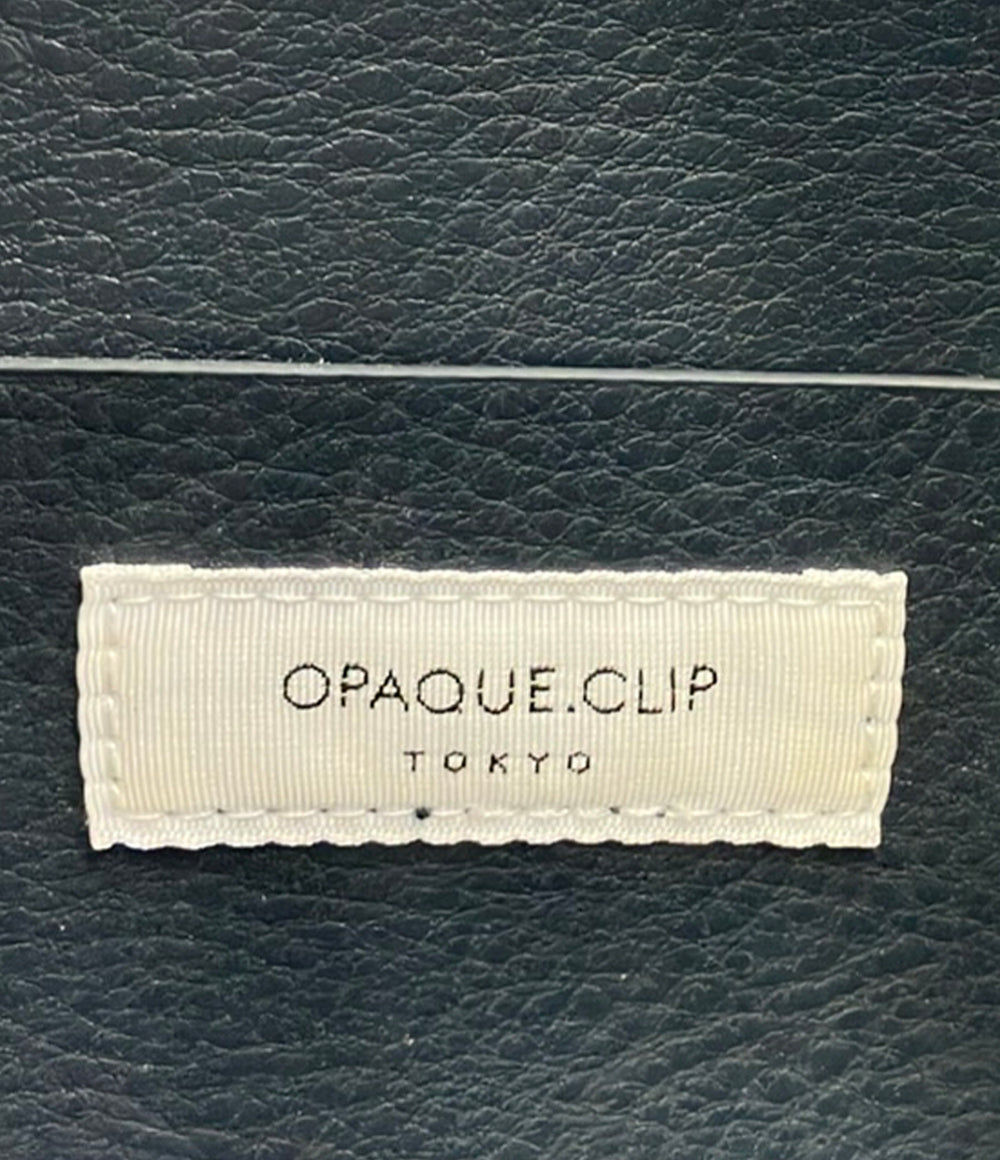 美品 OPAQUE.CLIP 2way ハンドバッグ ショルダーバッグ 斜め掛け レディース オペークドットクリップ