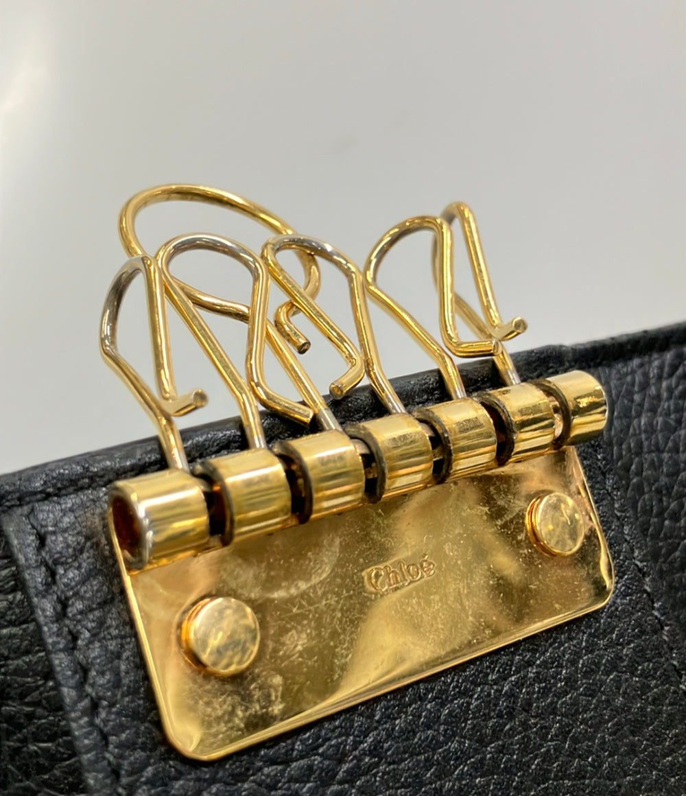 Chloe 三つ折り6連キーケース キーリング付き レディース クロエ