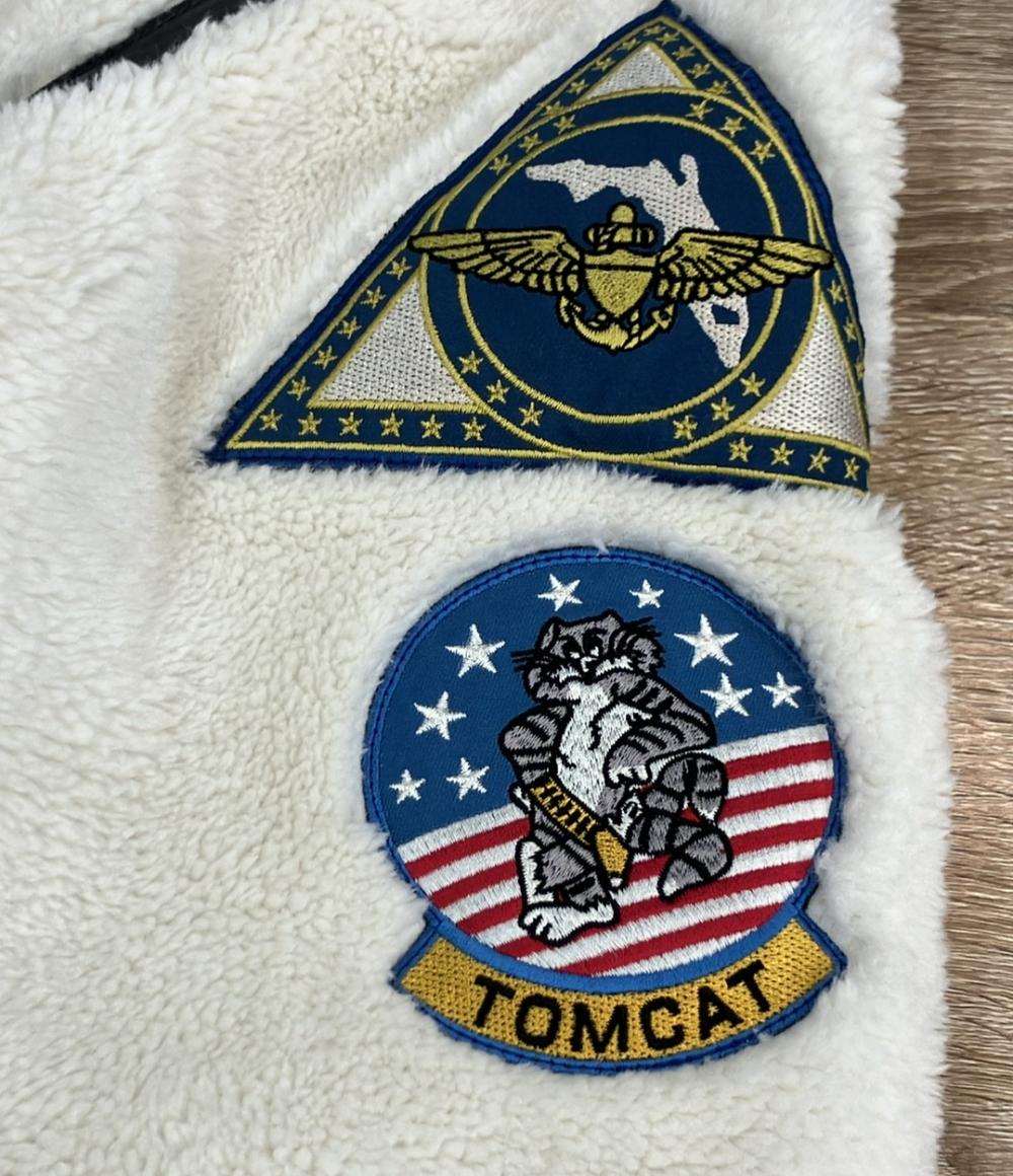 美品 AVIREX ボアジャケット メンズ SIZE L アヴィレックス