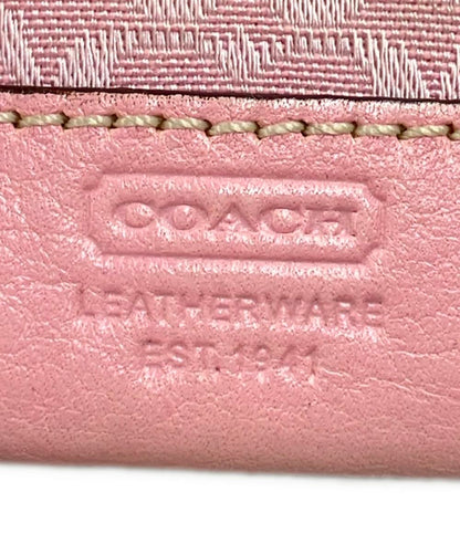COACH コインケース キーケース キーリング付き ミニシグネチャー レディース コーチ