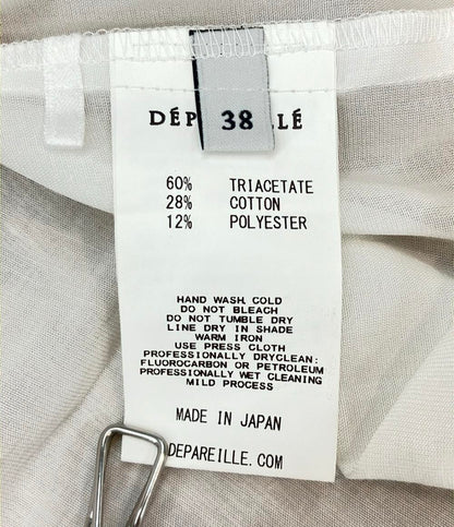 デパリエ 長袖ギャザーブラウス レディース SIZE 38 (S) DEPAREILLE