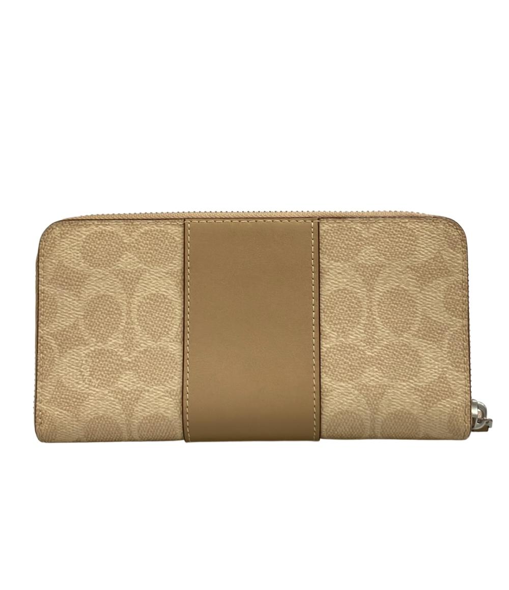 COACH ラウンドファスナー長財布 シグネチャー 31546 レディース コーチ