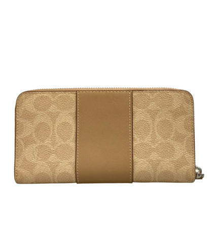 COACH ラウンドファスナー長財布 シグネチャー 31546 レディース コーチ