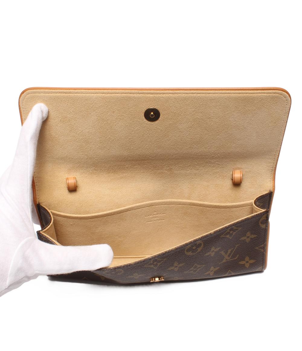 本物 ルイヴィトン LOUIS VUITTON LV ボルドー モノグラム 2WAY ショルダーバッグ ポシェット クラッチバッグ ブラウン M51797 ビトン バッグ 中古 本物 ルイヴィトン LOUIS VUITTON LV ボルドー モノグラム 2WAY