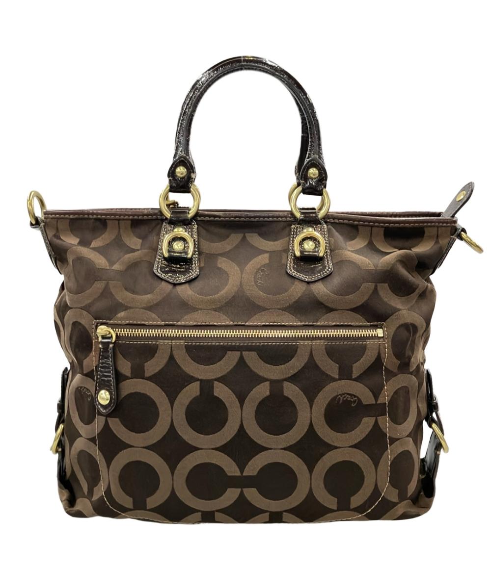 COACH 2WAY ハンドバッグ ショルダーバッグ 肩掛け オプアート 12963 レディース コーチ