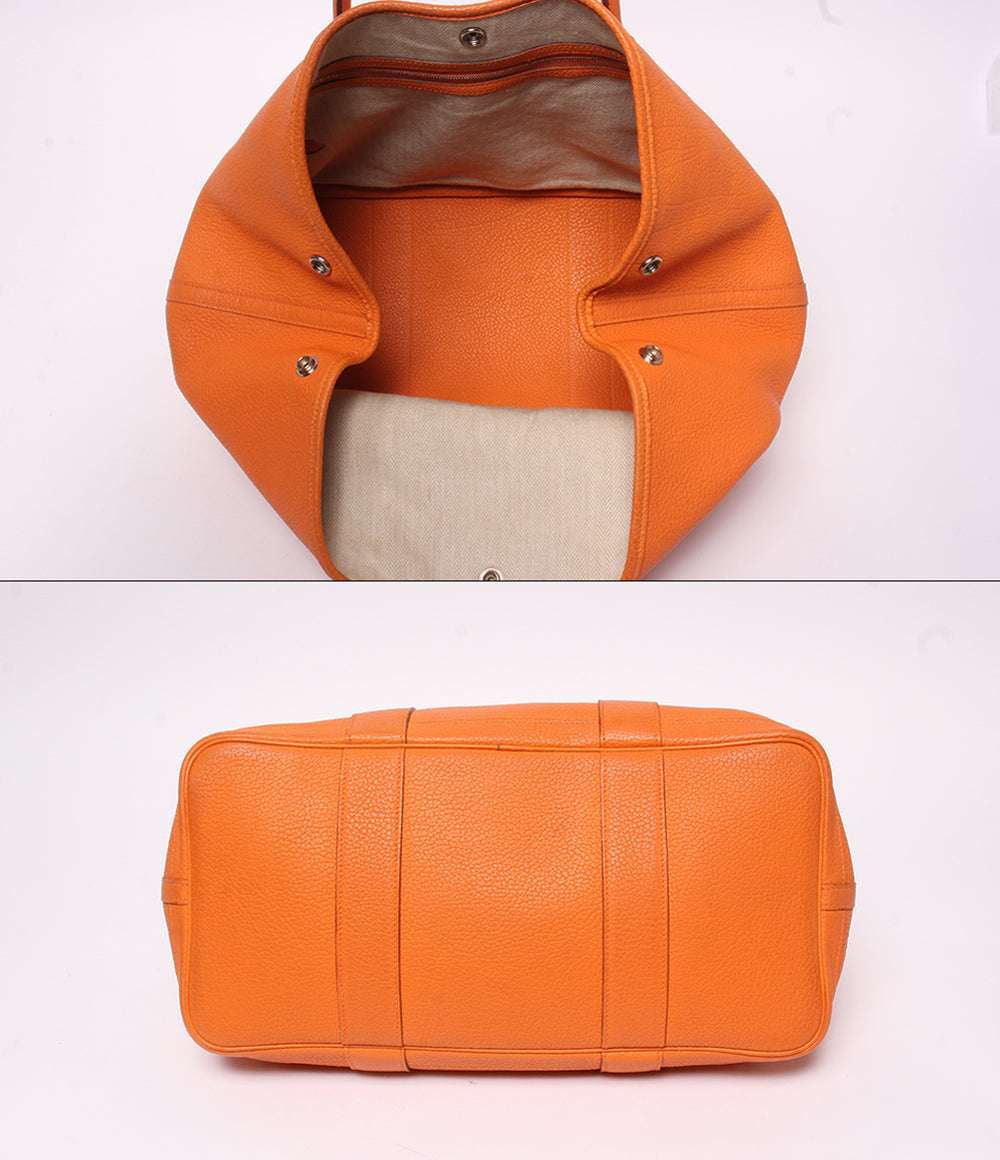HERMES トートバッグ シルバー金具 ▢P刻印 ガーデンパーティー MM レディース エルメス