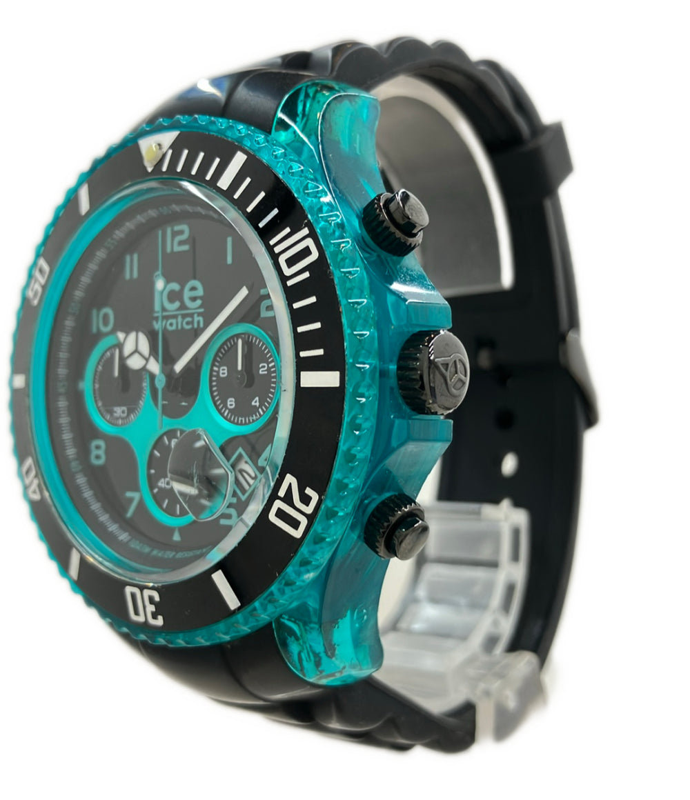 ice watch 腕時計 クオーツ ブラック メンズ アイスウォッチ