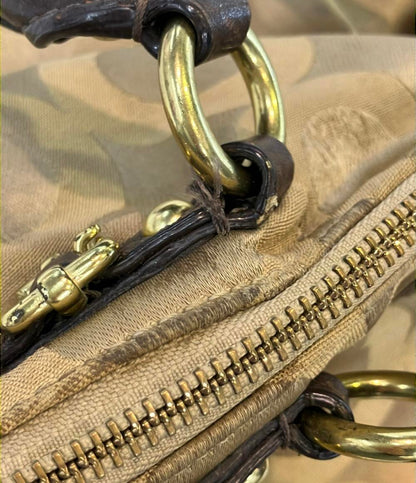 COACH 2WAY ハンドバッグ ショルダーバッグ 斜め掛け オプアート 18649 レディース コーチ