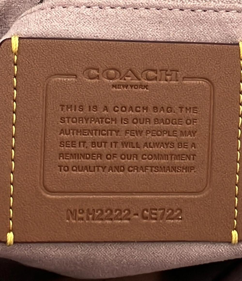 COACH トートバッグ ピロートート レザー ブラック CE722 コーチ(Coach) ピロー トート CE722 レディース レザー トートバッグ