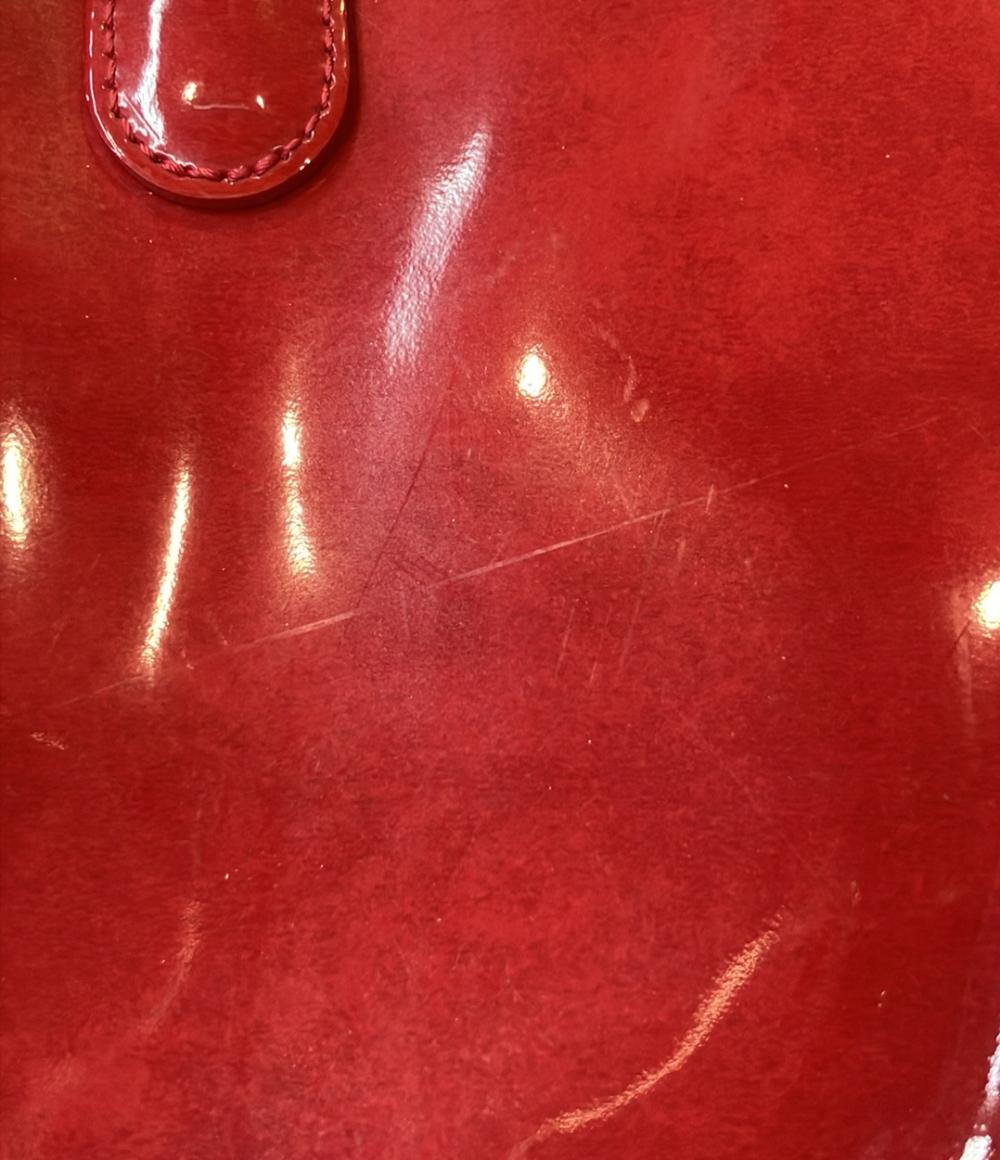 Longchamp 2way ハンドバッグ ショルダーバッグ 斜め掛け パテントレザー ろぞ レディース ロンシャン