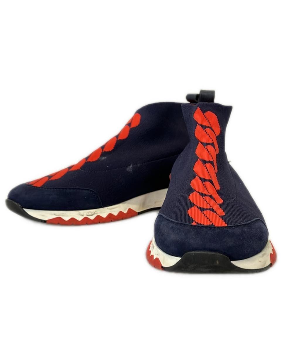 HERMES ミドルカット ソックススニーカー ヴォロ レディース SIZE 37 (L) エルメス