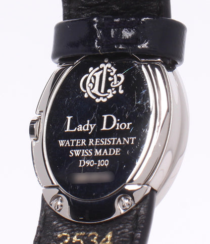 Christian Dior 腕時計 レディ ディオール クオーツ ホワイト D90-100 レディース クリスチャンディオール