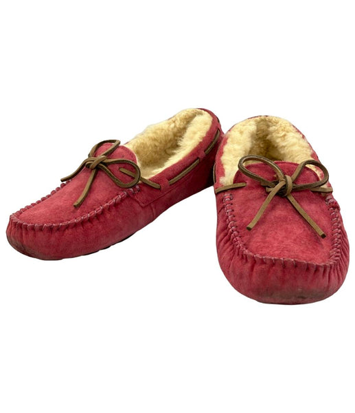 新品未使用　UGG モカシン　赤 アグ モカシンシューズ ムートン レディース SIZE 23 (M) UGG