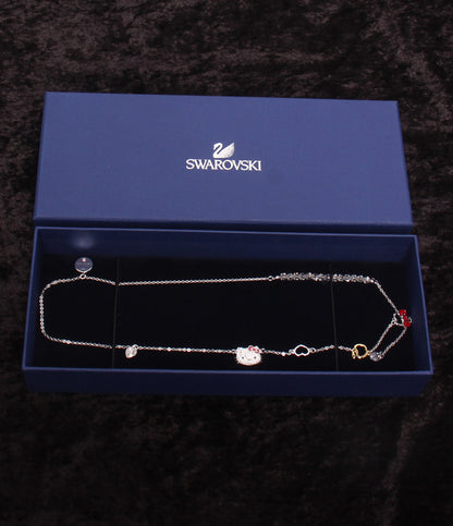 美品 SWAROVSKI SANRIO ネックレス 1097209 ハローキティモチーフ Hello Kitty Toggle レディース スワロフスキー