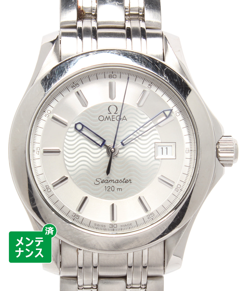 OMEGA 腕時計 シーマスター120m クオーツ シルバー 196.1501 メンズ オメガ