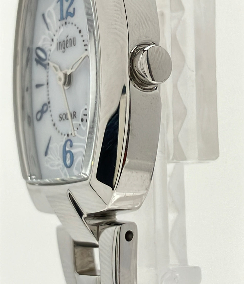 SEIKO 腕時計 アンジェーヌ アルバ ソーラー ホワイト V117-KGT0 レディース セイコー