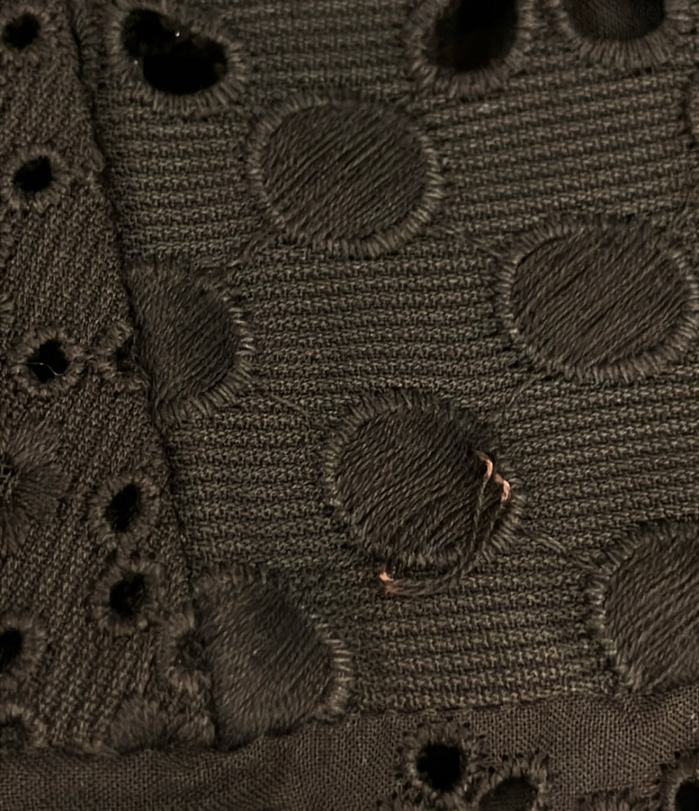 LOUIS VUITTON スカート 膝丈 パンチングレース レディース SIZE 34 (S