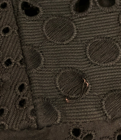 LOUIS VUITTON スカート 膝丈 パンチングレース レディース SIZE 34 (S) ルイ・ヴィトン