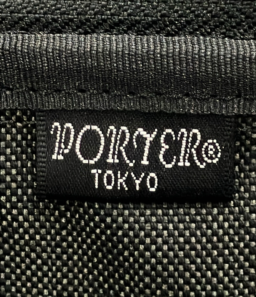 美品 PORTER 2way ハンドバッグ ショルダーバッグ 斜め掛け スモーキー メンズ ポーター