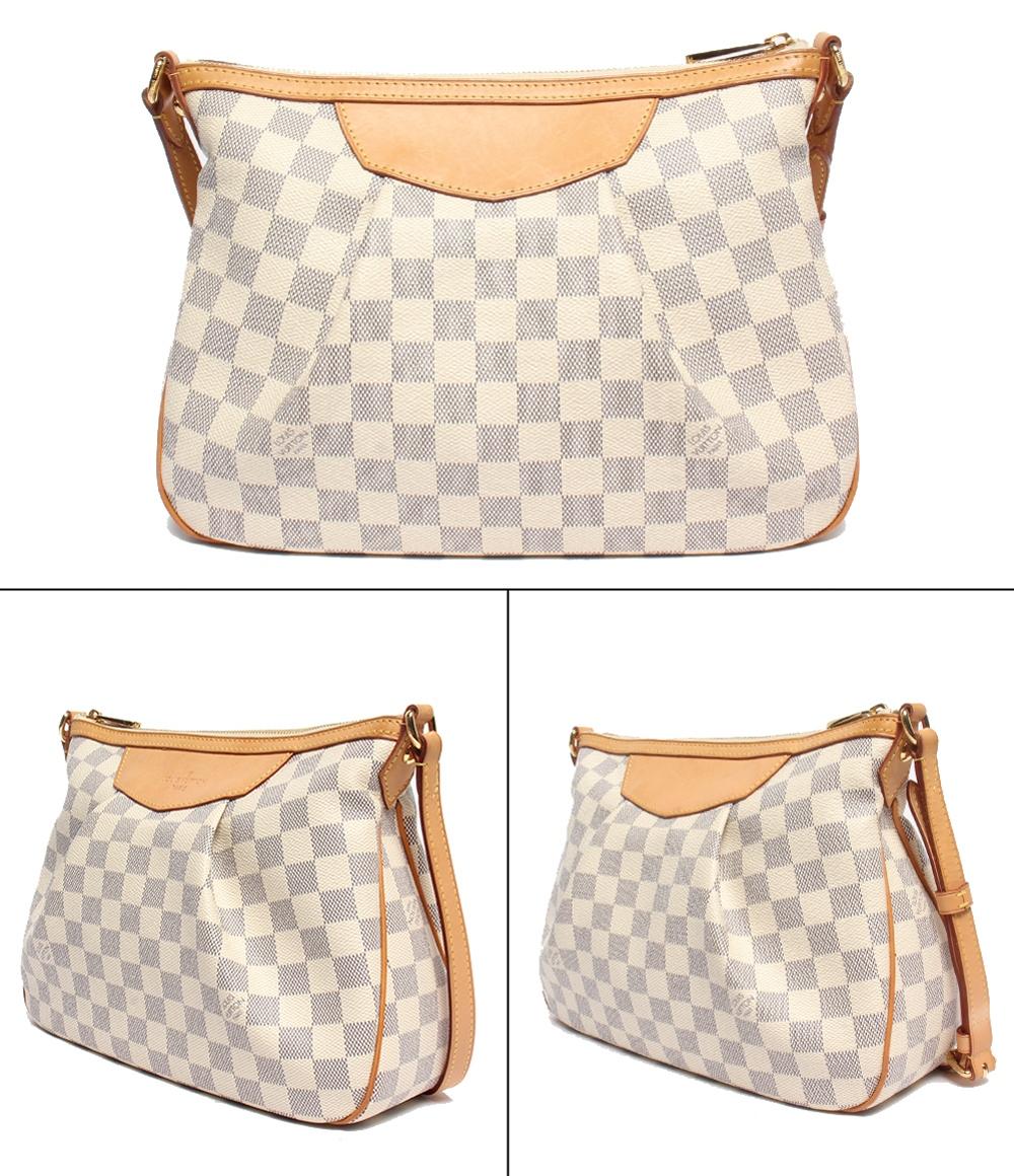 LOUIS VUITTON ショルダーバッグ 肩掛け シラクーサPM ダミエアズール