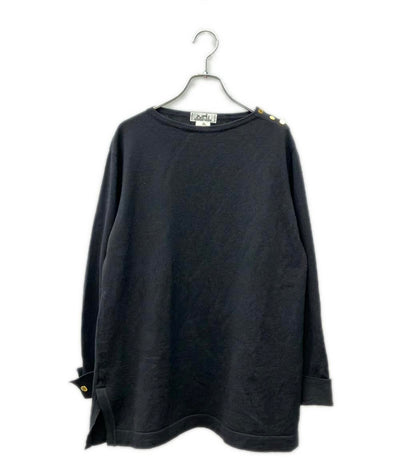 HERMES 長袖 セリエボタン ニット レディース SIZE L エルメス