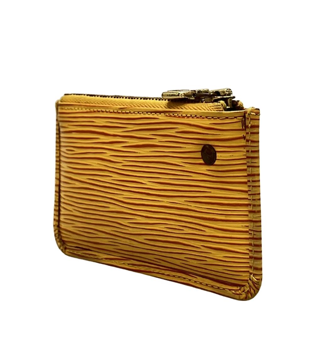 LOUIS VUITTON コインケース カラビナ付き ポシェットクレ エピ M63809 レディース メンズ ルイ・ヴィトン