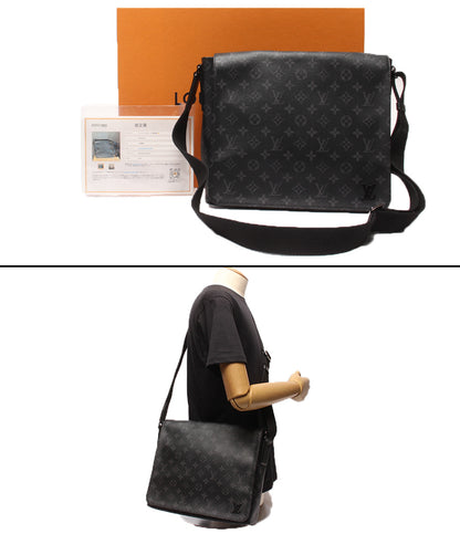 LOUIS VUITTON ショルダーバッグ メッセンジャーバッグ 斜め掛け ディストリクト MM モノグラムエクリプス M44001 メンズ ルイ・ヴィトン