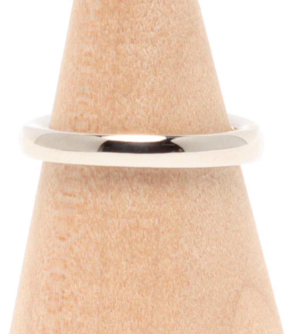 美品 リング 指輪 K18 Pt900 トパーズ 1.29ct ダイヤ 0.03ct レディース SIZE 12号